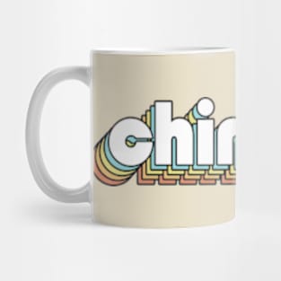 Chimaira - Retro Rainbow Typography Faded Style Mug